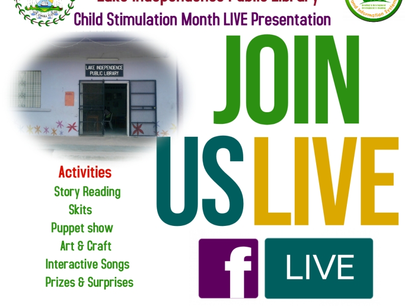 Child Stimulation Month: live on Lake Inpendence library Facebook page